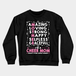 Cheer Mom Mother's Day Tee Crewneck Sweatshirt